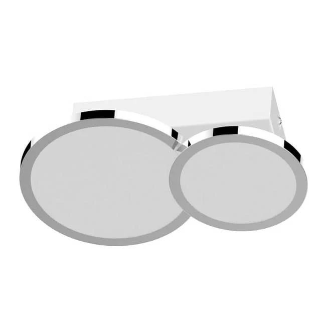 B-Ware Lightme LED-Deckenleuchte Aqua Deckenlampe Deckenlicht Lampe zweiflammig mit CCT