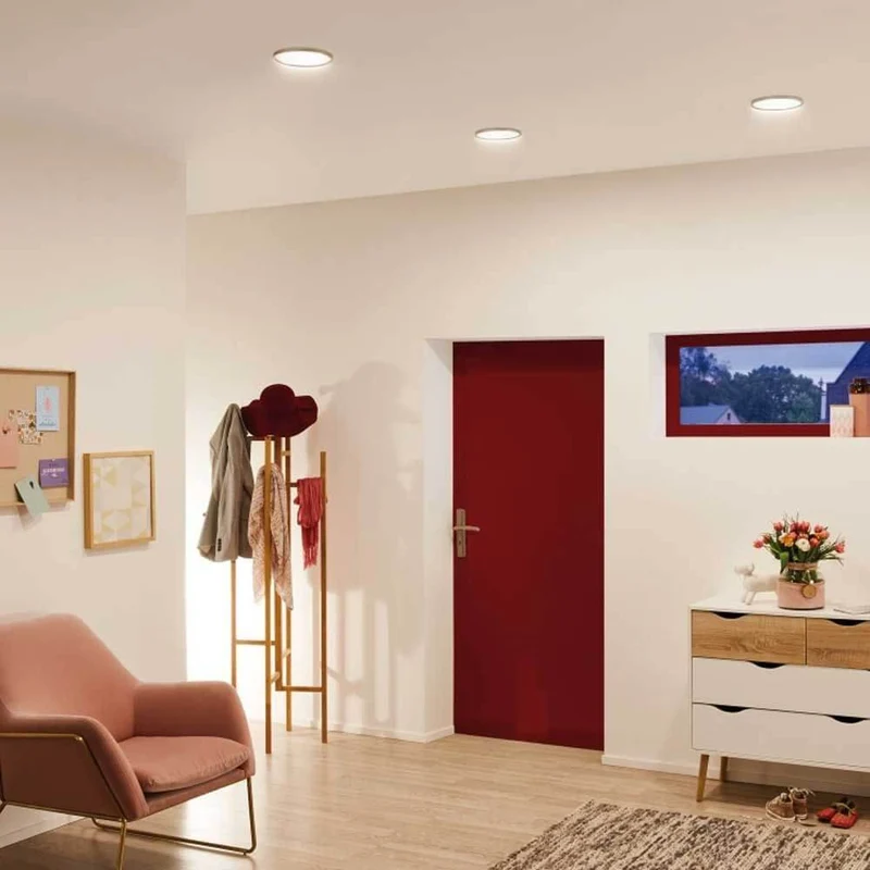 Einbau LED-Panel Ø 17,5cm Flex 15W Ausschnitt 5-16cm Warmweiß