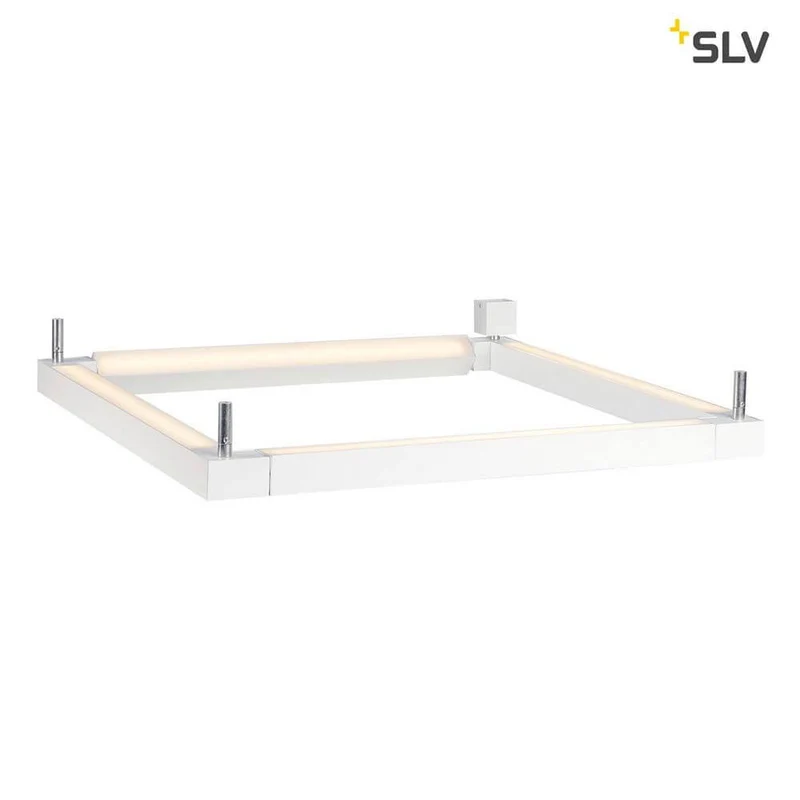 Open Grill LED Double Twist Wand- & Deckenleuchte Weiß