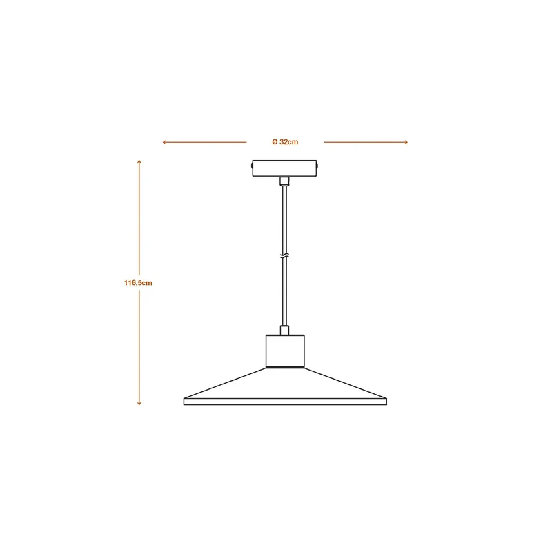 B-Ware OSRAM Hängeleuchte Pendelleuchte CONCRETE WOOD Ø32cm grau holz Beton Lampe E27