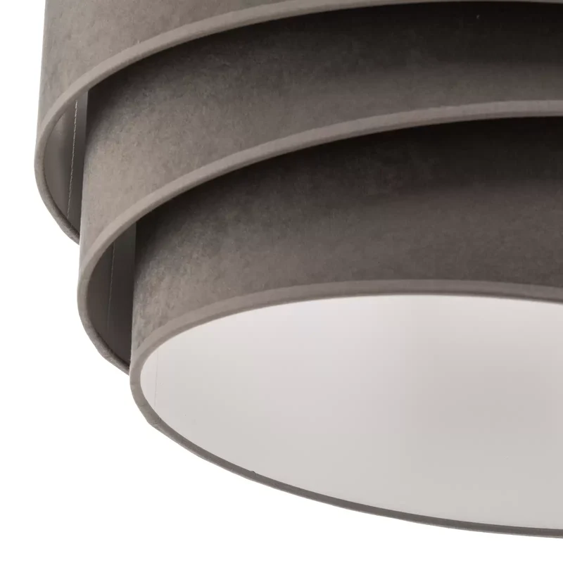 B-Ware Hängeleuchte Devon grau/weiß Ø45cm E27 Hängelampe Lampe Leuchte Pendelleuchte
