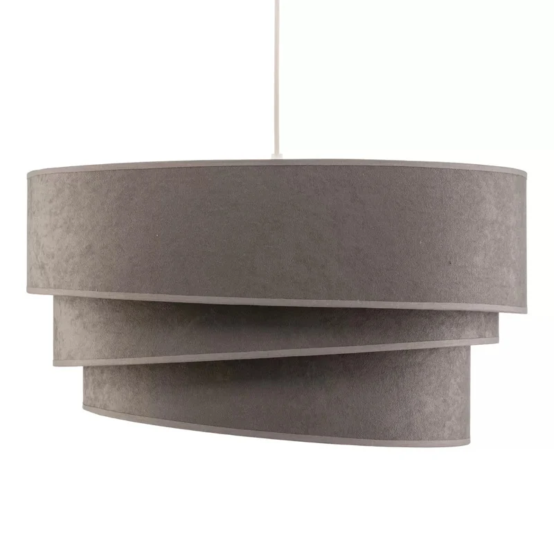 B-Ware Hängeleuchte Devon grau/weiß Ø45cm E27 Hängelampe Lampe Leuchte Pendelleuchte