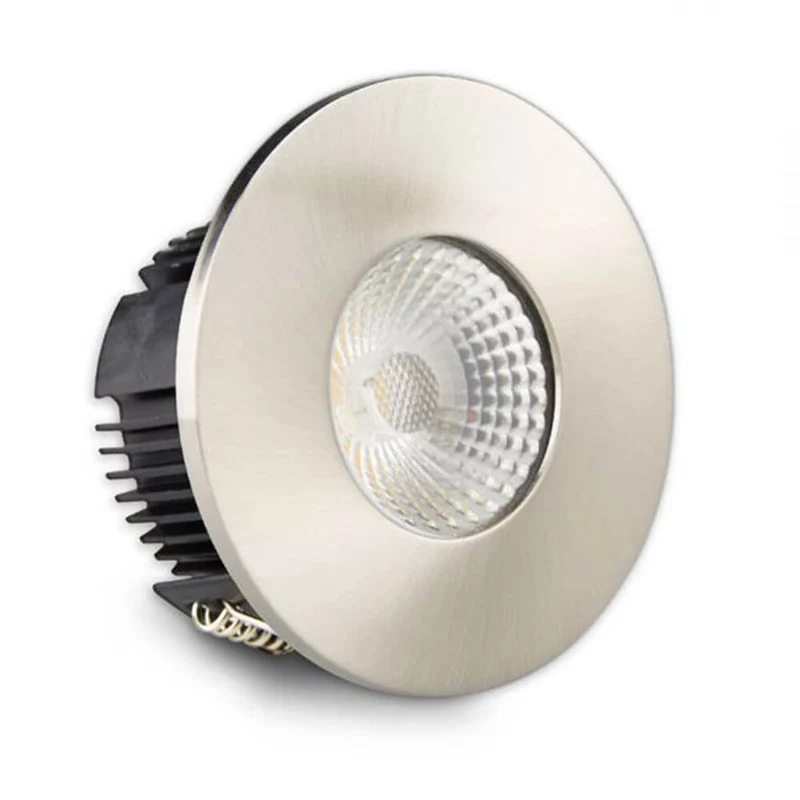Cover für Einbaustrahler Sys-68 rund Nickel-Gebürstet