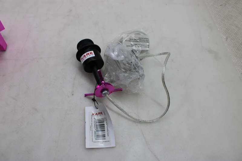 B-Ware KARE Tischleuchte Lampe Coachella rosa blau Polyester Stahl SIEHE TEXT/FOTO