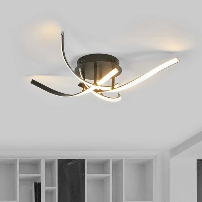 B-Ware Lampenwelt Per Schalter dimmbare LED-Deckenlampe Deckenlampe Lampe IP20 Milane