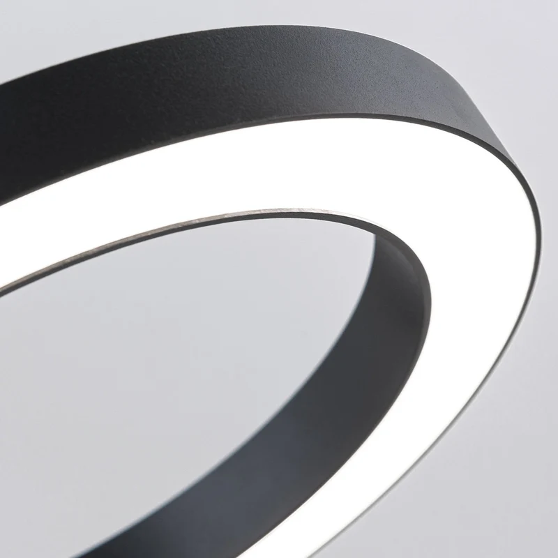 B-Ware Ringo Stehlampe Bodenlampe LED schwarz Metall dimmbar verstellbar Lampenschal504