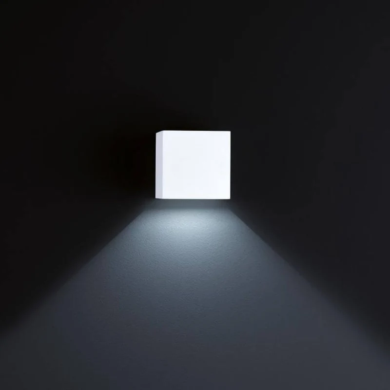 LED Außen-Wandlampe Siri 44 IP54 Weiß