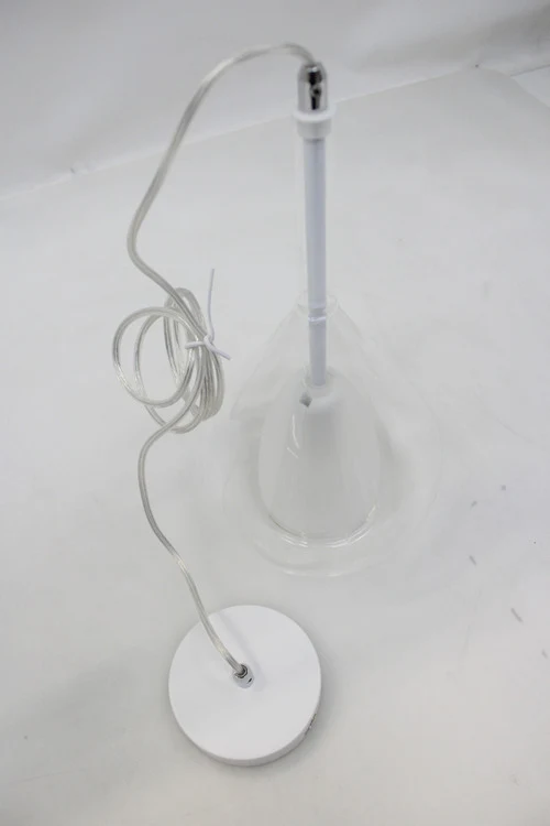 B-Ware Fabas Luce Hängeleuchte Deckenlampe Pendelleuchte Lila aus Glas einflammig klar