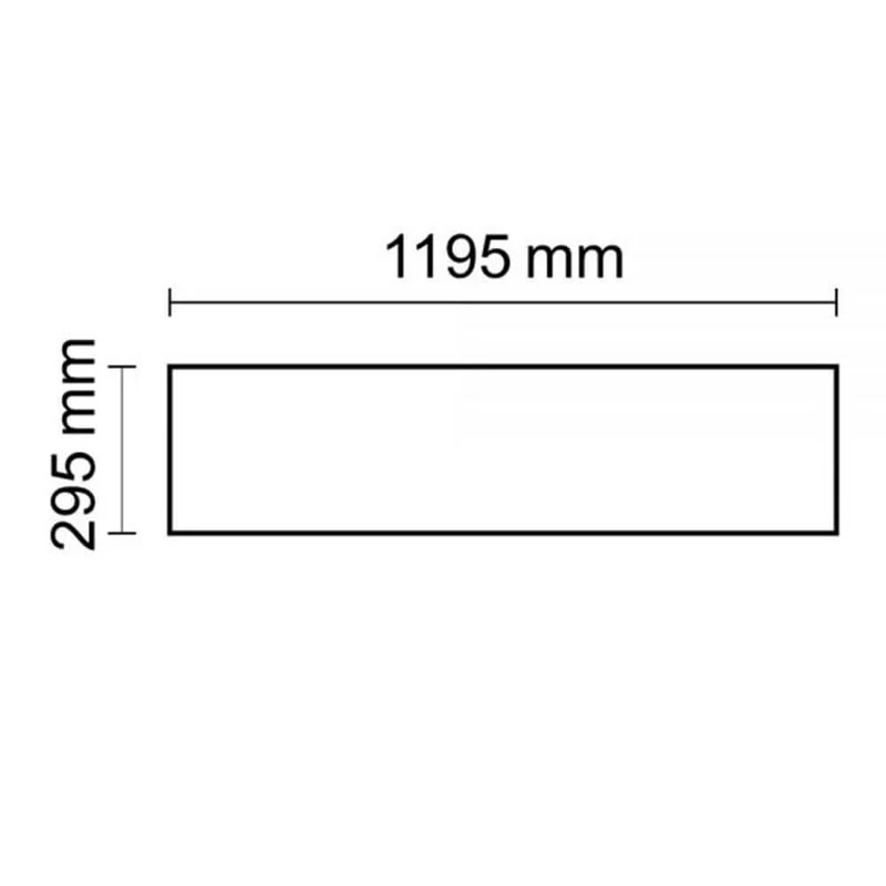 LED Panel Professional Line 1200 Neutralweiß Dimmbar 4100lm Weiß