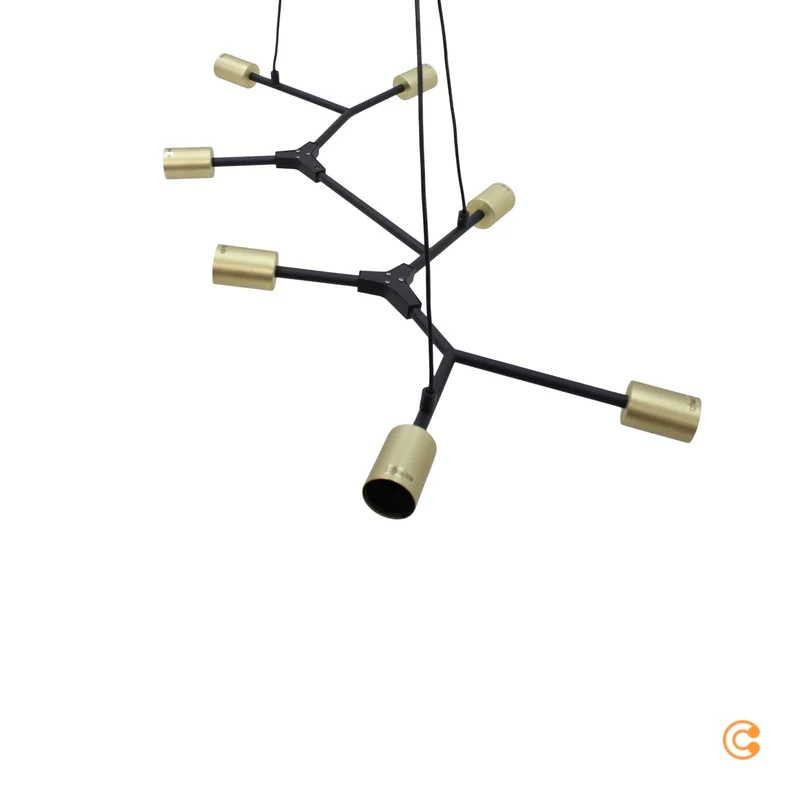 B-Ware Nordlux Hängeleuchte Hängeleuchte Lampe Leuchte Josefine in Schwarz, siebenflamm