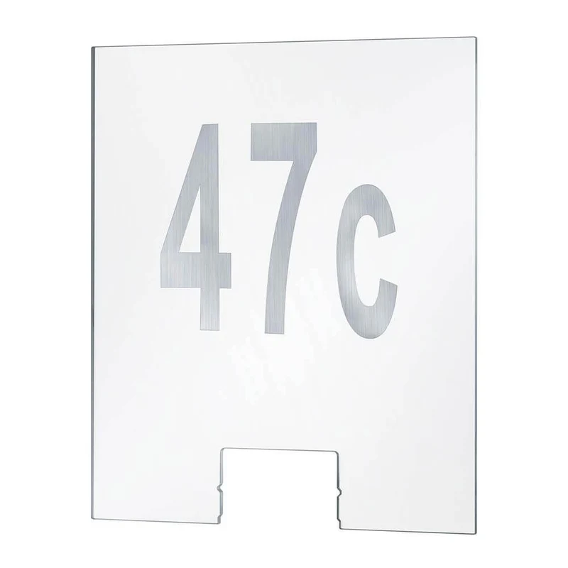 Hausnummernschild Outdoor House Transparent