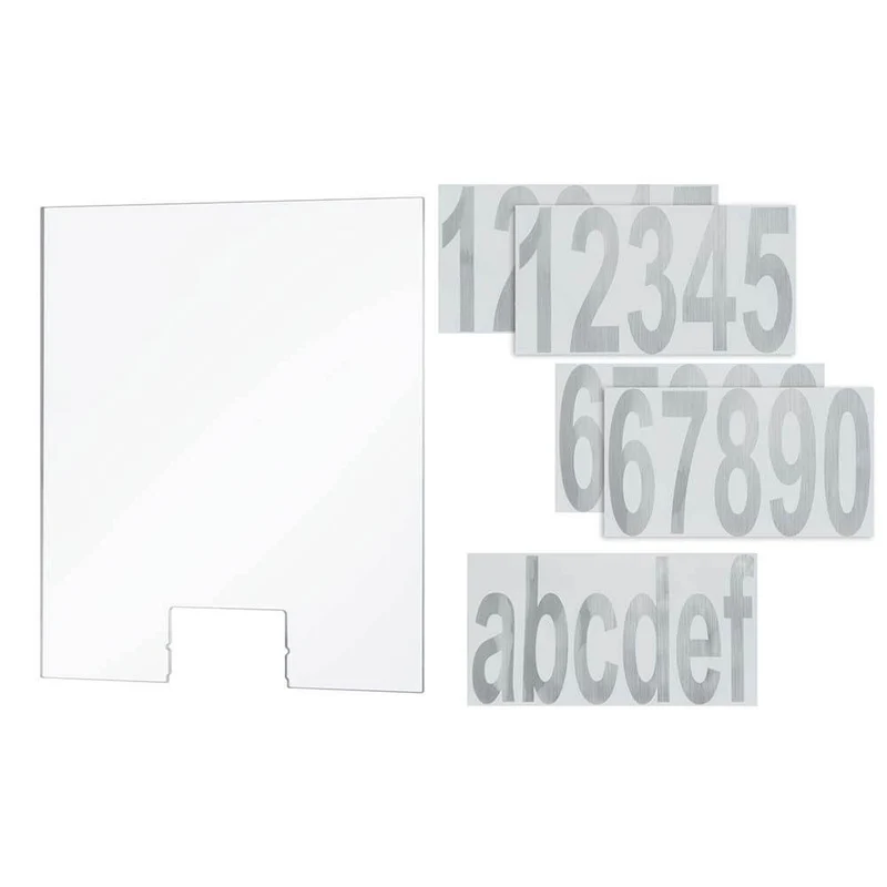 Hausnummernschild Outdoor House Transparent
