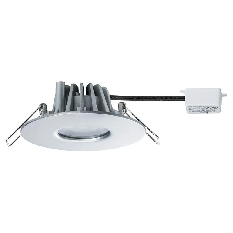 Outdoor House EBL IP44 530lm 3000K 4,4W 34° Silber Acryl