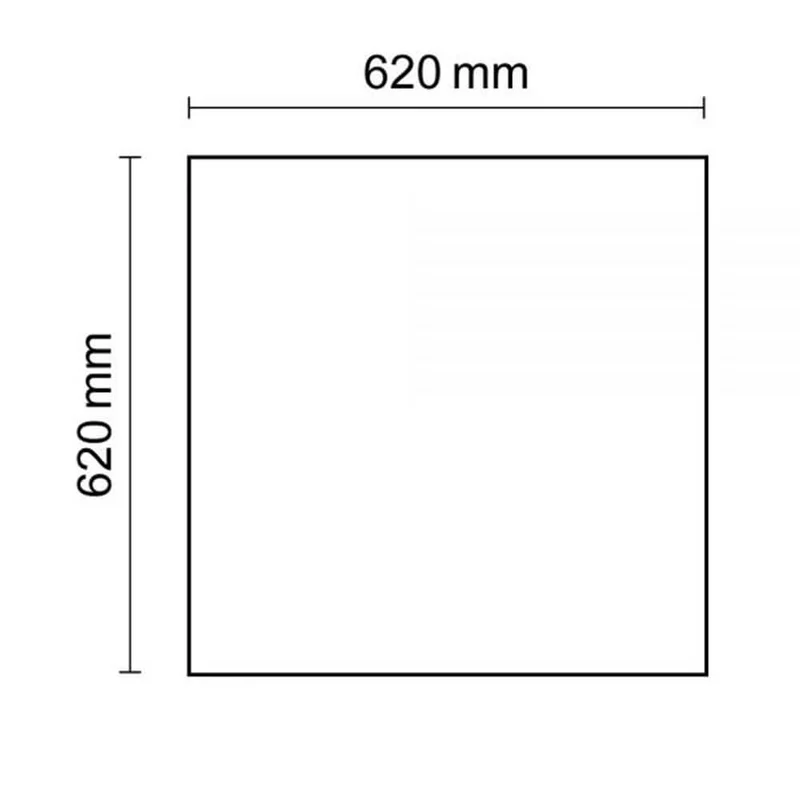 LED Panel Professional Line 625 Neutralweiß 4100lm Weiß