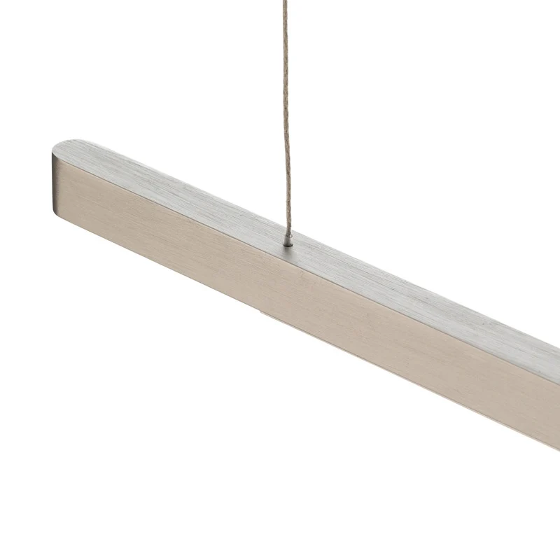 B-Ware Quitani Hängelampe Pendelleuchte LED Lampe schwarz eloxal Aluminium natur