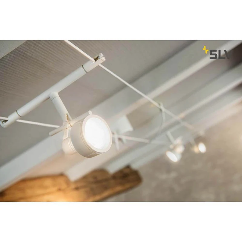 Saluna Seilleuchte für Tenseo 12V-Seilsystem QR-C51 Weiß