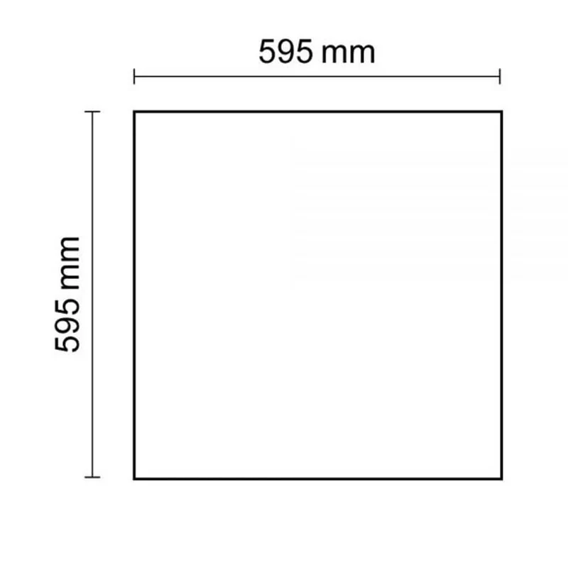 LED Panel Business Line 600 Neutralweiß 4250lm Silber