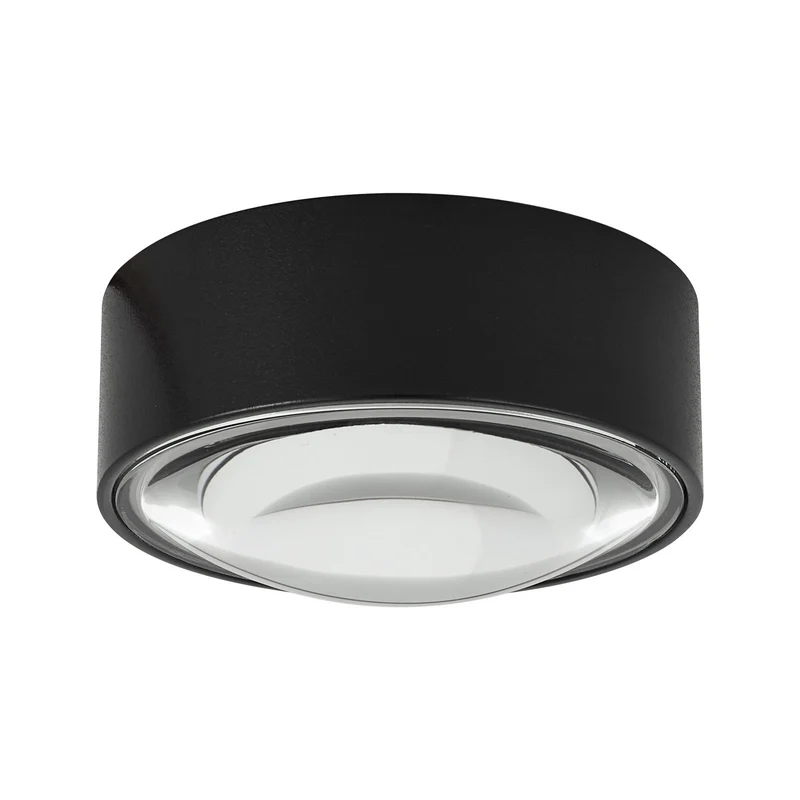 B-Ware Lindby LED Downlight Einbaustrahler Siaka schwarz Metall rund IP65