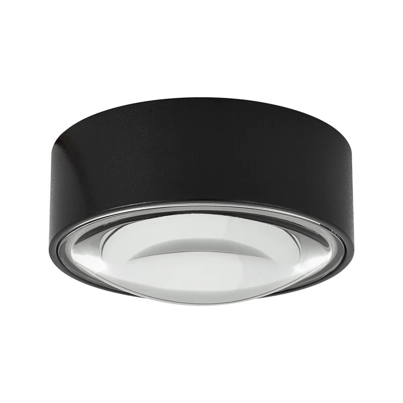 B-Ware Lindby LED Downlight Einbaustrahler Siaka schwarz Metall rund IP65