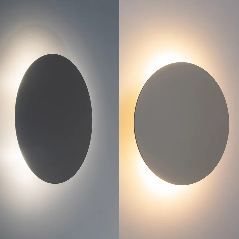 B-Ware TK Lighting Wandleuchte Wandlampe Luna beige Licht Stahl 30 cm Indirekt