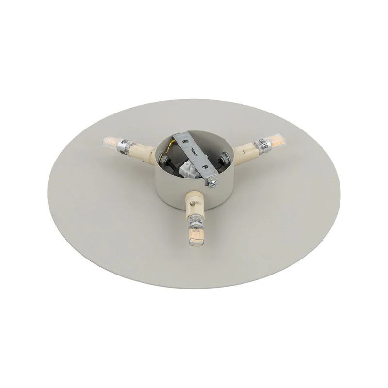 B-Ware TK Lighting Wandleuchte Wandlampe Luna beige Licht Stahl 30 cm Indirekt