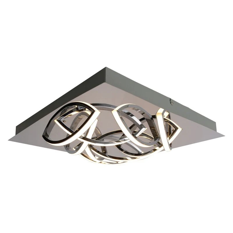 B-Ware Näve LED-Deckenleuchte Lampe Manchester Deckenlampe 9-flg chrom dimmbar