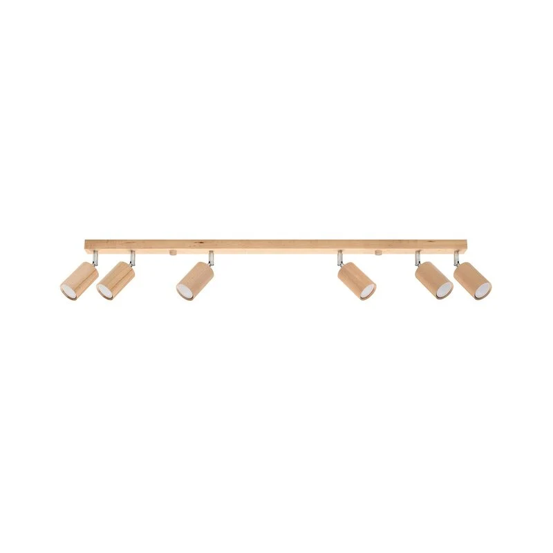 B-Ware Envostar Peach Puff Deckenspot Holz Zylinder Deckenlampe Deckenleuchte Spot548