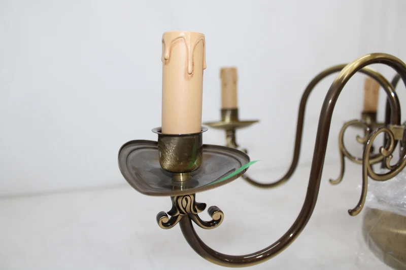 B-Ware Orion Kronleuchter IMKE Deckenlampe Hängelampe messing 6-fl. E14 SIEHE TEXT/FOTO