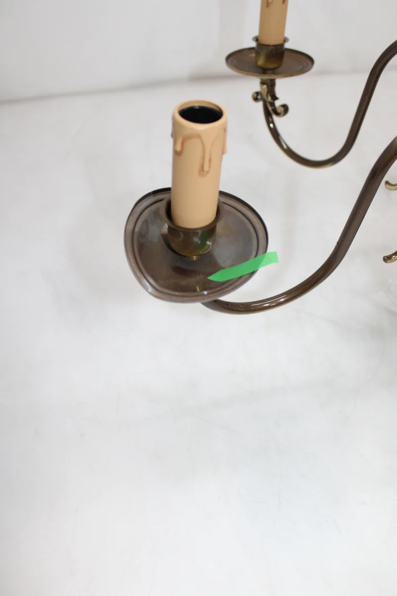 B-Ware Orion Kronleuchter IMKE Deckenlampe Hängelampe messing 6-fl. E14 SIEHE TEXT/FOTO