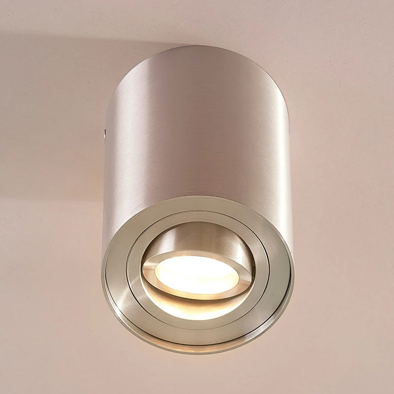 B-Ware Arcchio Deckenspot Leuchte Strahler Jolina grau aluminium GU10 10W rund 13 cm