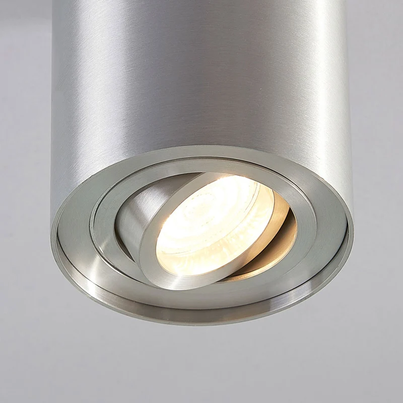 B-Ware Arcchio Deckenspot Leuchte Strahler Jolina grau aluminium GU10 10W rund 13 cm