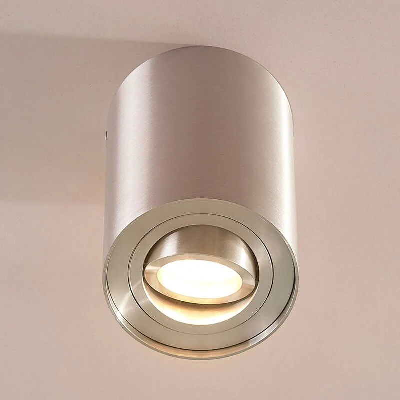 B-Ware Arcchio Deckenspot Leuchte Strahler Jolina grau aluminium GU10 10W rund 13 cm