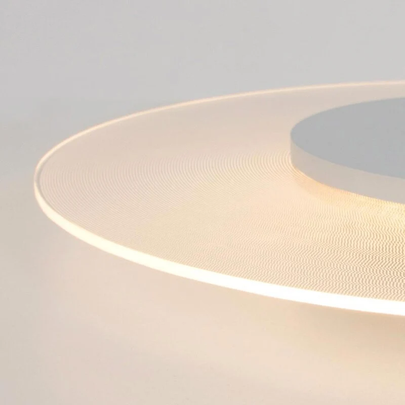 B-Ware Steinhauer Deckenleuchte Lampe LIDO LED weiß Rundleuchte Metall Modern 28cm 12W