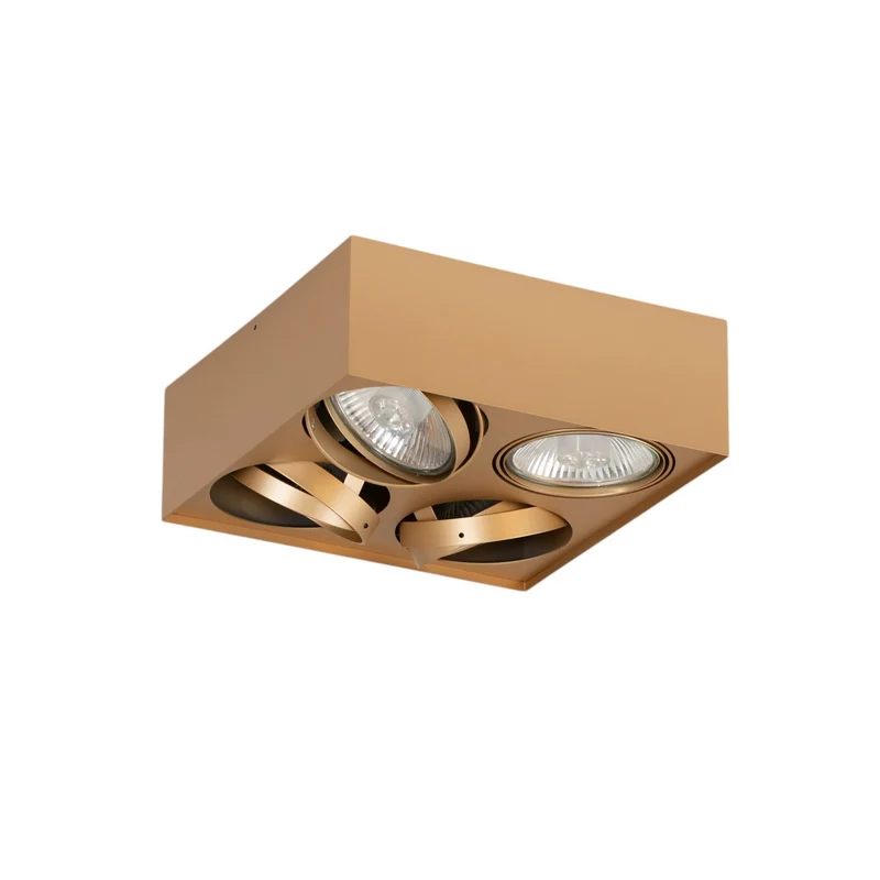 B-Ware Argon Riesta Deckenstrahler Leuchte gold vierflammig Lampe Innenbeleuchtung