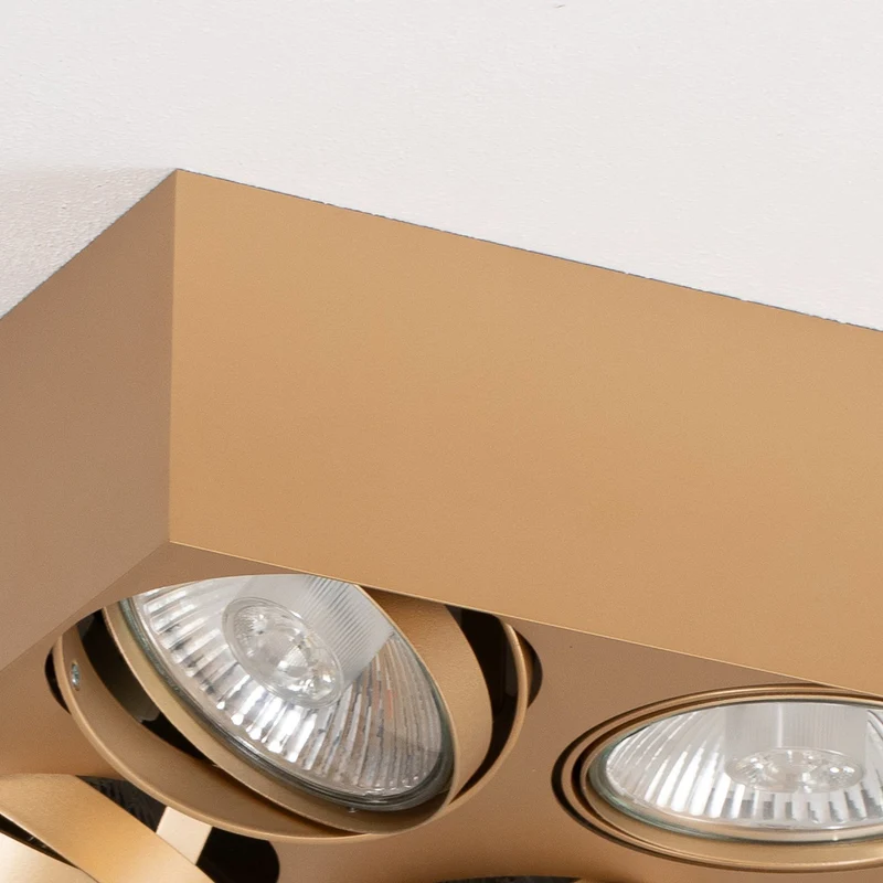 B-Ware Argon Riesta Deckenstrahler Leuchte gold vierflammig Lampe Innenbeleuchtung