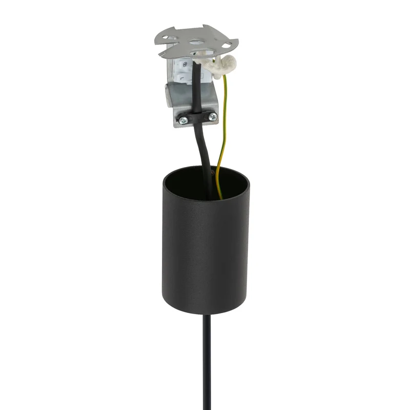 B-Ware Nowodvorski Pendelleuchte Hängeleuchte SPHERE XL Glas Schwarz Modern E27 35cm