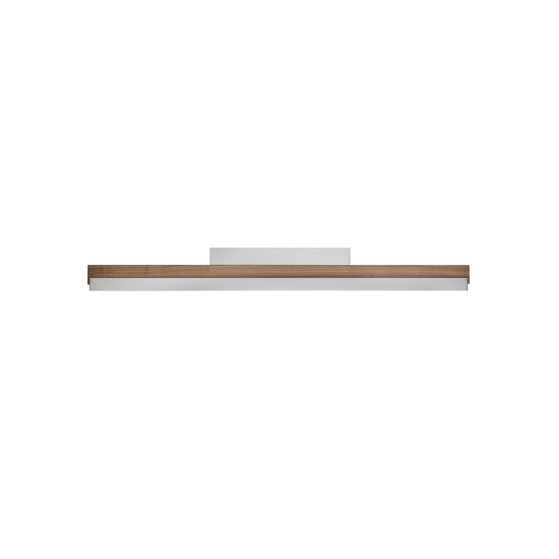 B-Ware Quitani Deckenleuchte Lampe LED nussbaum nickel matt Holz Messing Beleuchtung506