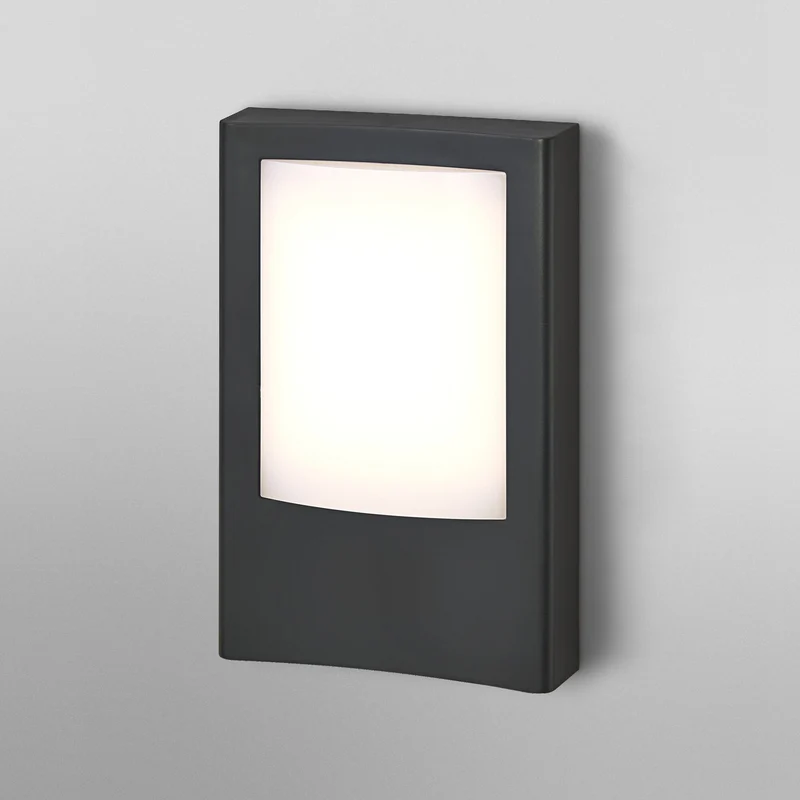 B-Ware OSRAM Außenwandleuchte Außenlampe LED Wandlampe Eingang dunkelgrau Aluminium