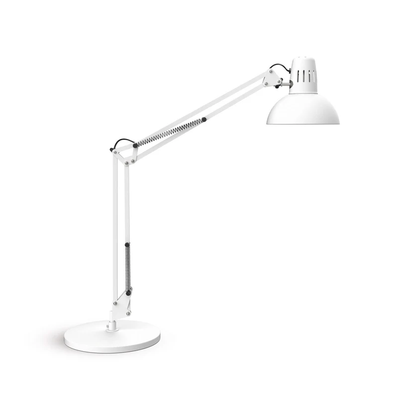 B-Ware Maul LED Schreibtischleuchte Tischlampe MAULstudy weiß Stahl 49 cm E27