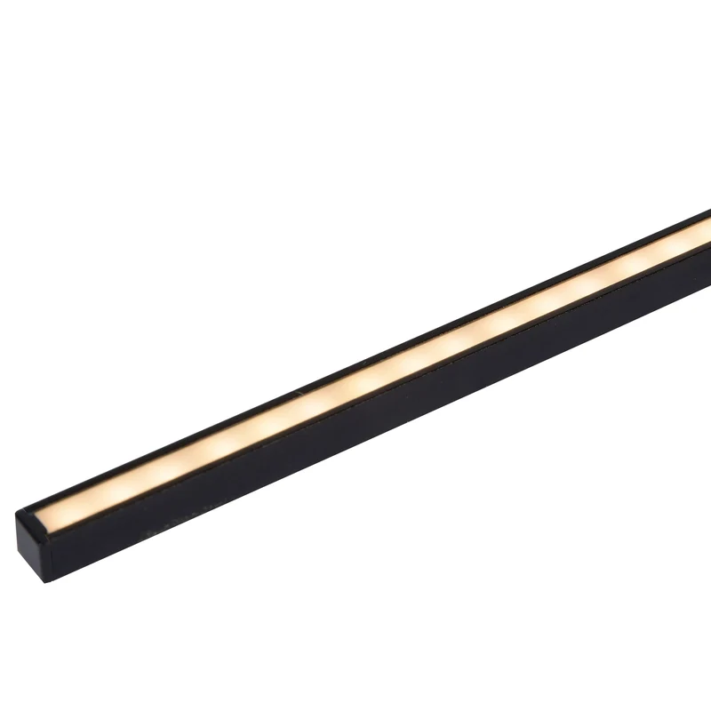 B-Ware Lucide LED Wandleuchte Wandleuchte Licht Mizar 90 cm schwarz Aluminium IP44