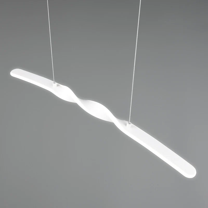 B-Ware Reality Pendelleuchte Hängelampe LED Ginko Weiß Matt Metall 79 cm