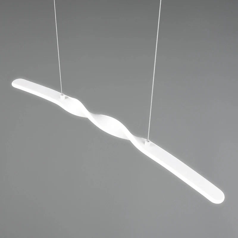 B-Ware Reality Pendelleuchte Hängelampe LED Ginko Weiß Matt Metall 79 cm