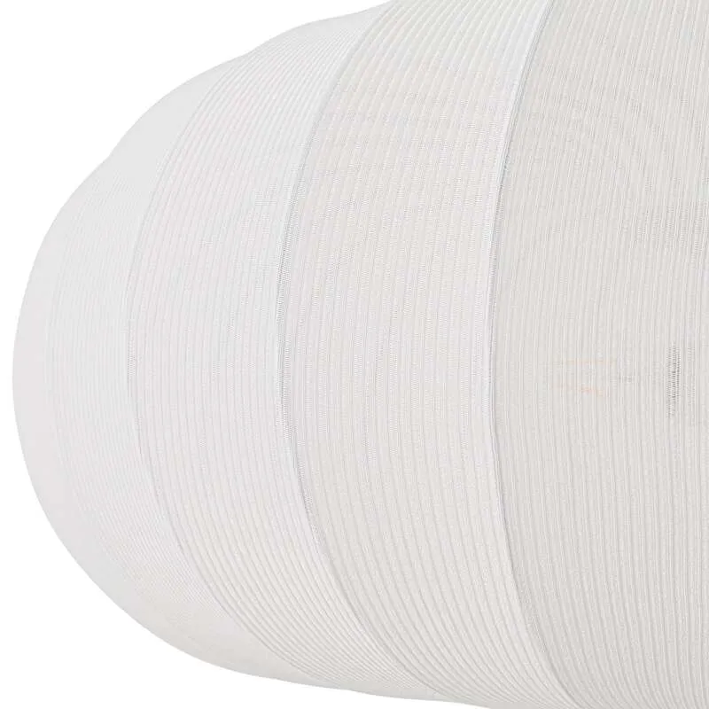 C-Ware Lindby Hängeleuchte Pendelampe Helin weiß Textil Ø 70 cm 3 x E27 LED Leuchte742