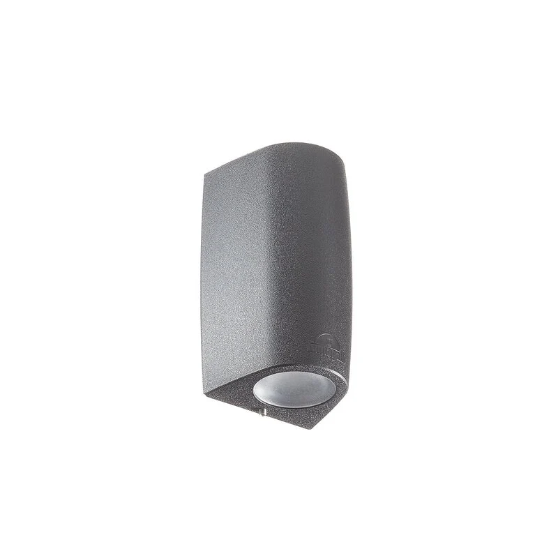 B-Ware Fumagalli Außenwandleuchte Wandlampe LED schwarz GU10 Up Down Außenleuchte