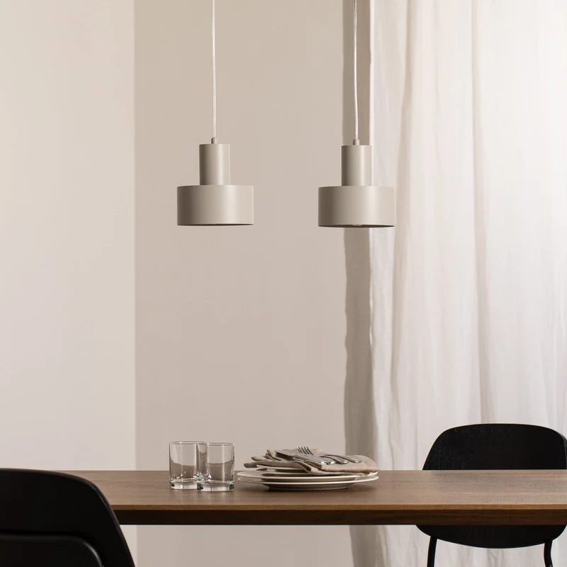 B-Ware SIGMA Deckenleuchte taupe dimmbar Stahl 42 cm modernes Design 1,68 kg