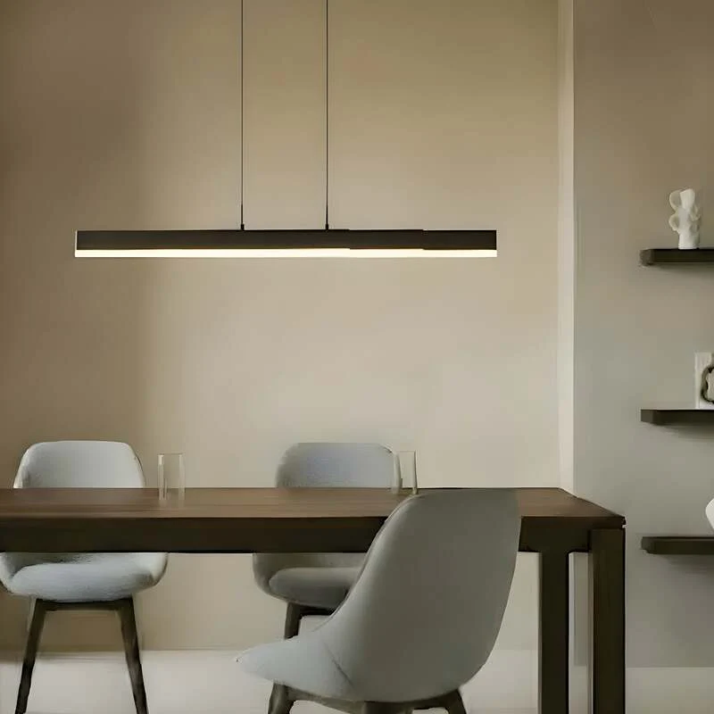 B-Ware Lucande LED Hängeleuchte Pendelleuchte Torven schwarz CCT ausziehbar