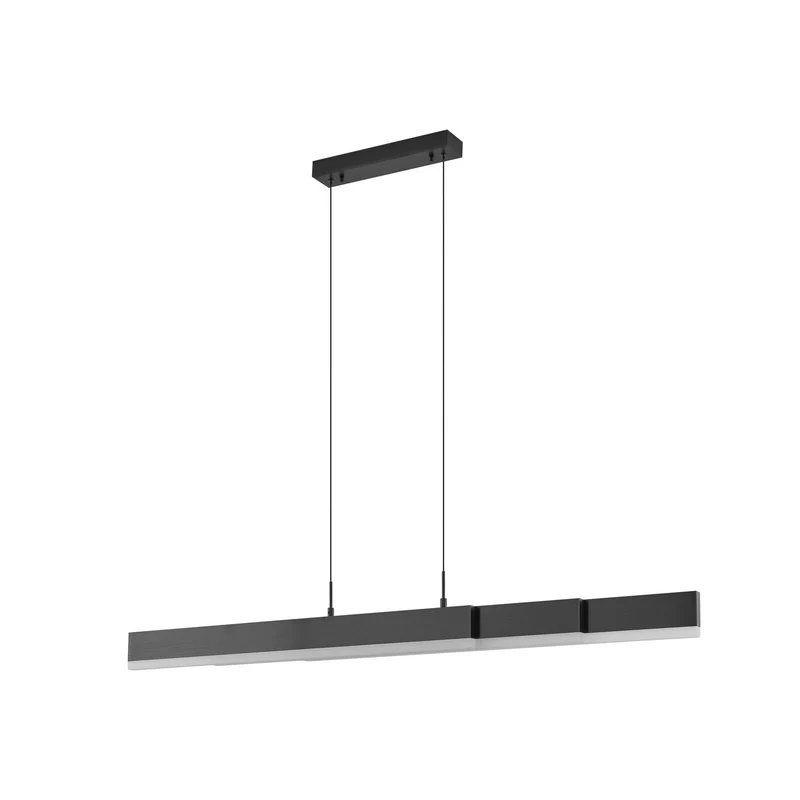 B-Ware Lucande LED Hängeleuchte Pendelleuchte Torven schwarz CCT ausziehbar