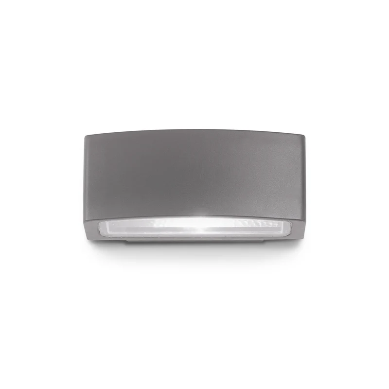 B-Ware Ideallux Außenwandlampe Wandlicht Leuchte Ideallux Andromeda Aluminium 22 cm