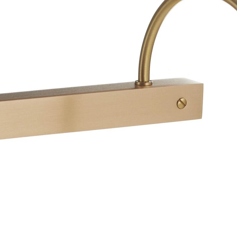B-Ware Knapstein Bilderleuchte Wandlampe PICTURE Bilderlampe messing matt Lampenlicht