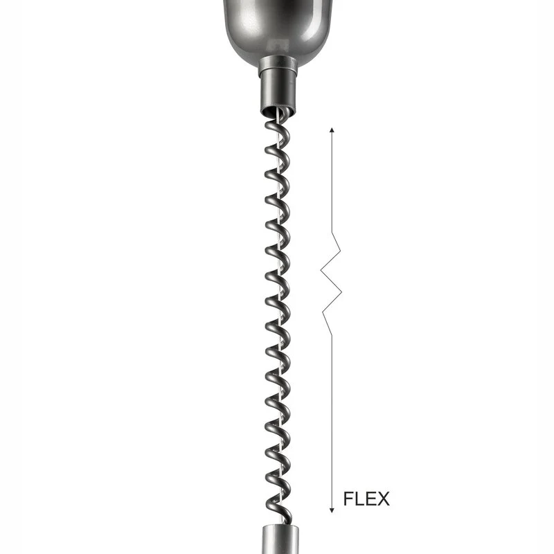 B-Ware Ilsa Hängeleuchte Pendelleuchte Deckenlampe weiß silber Ø 30 cm höhenverstellbar